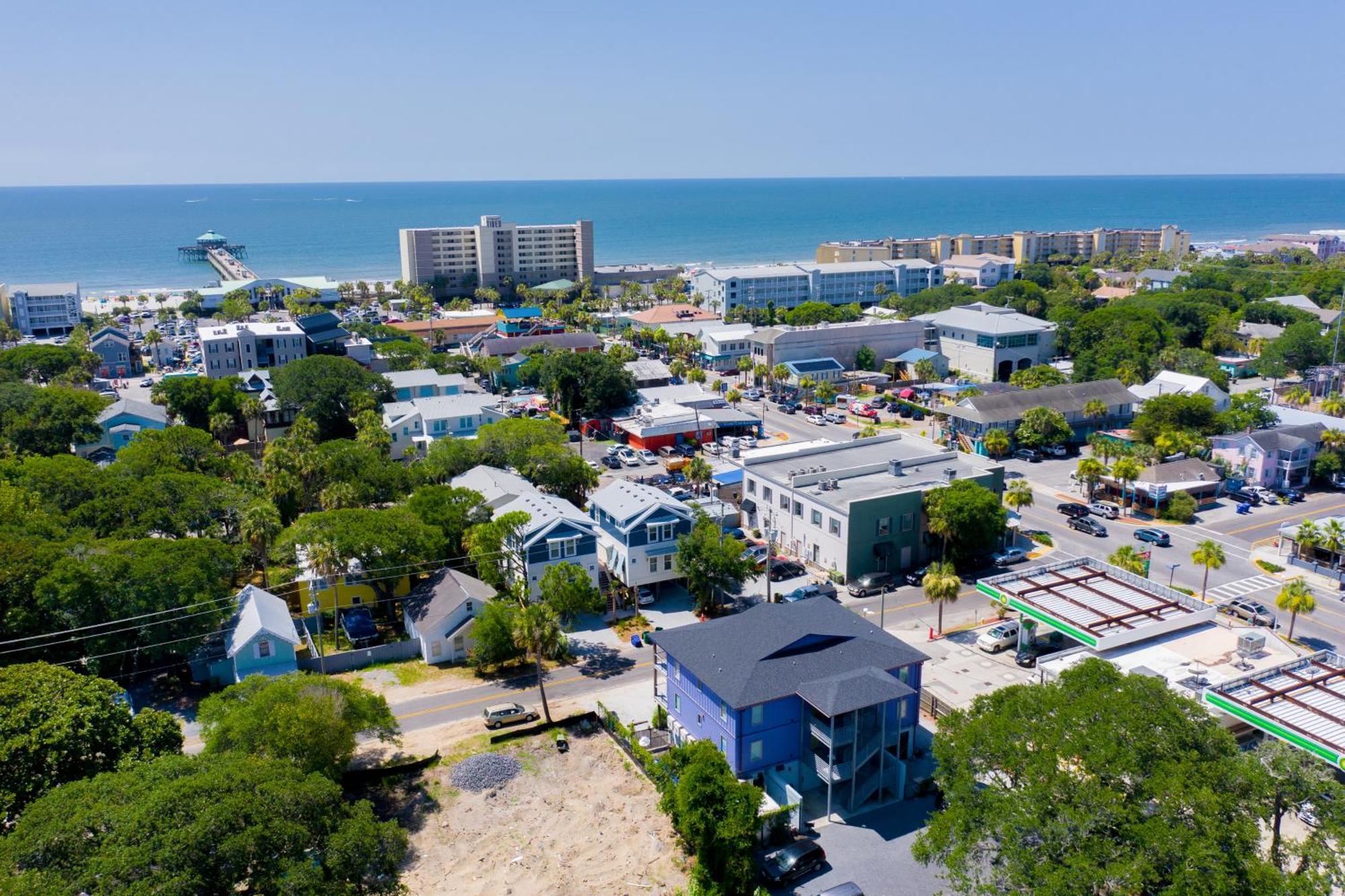 Folly Vacation Perfect Purple Palace Apt C Folly Beach Eksteriør bilde