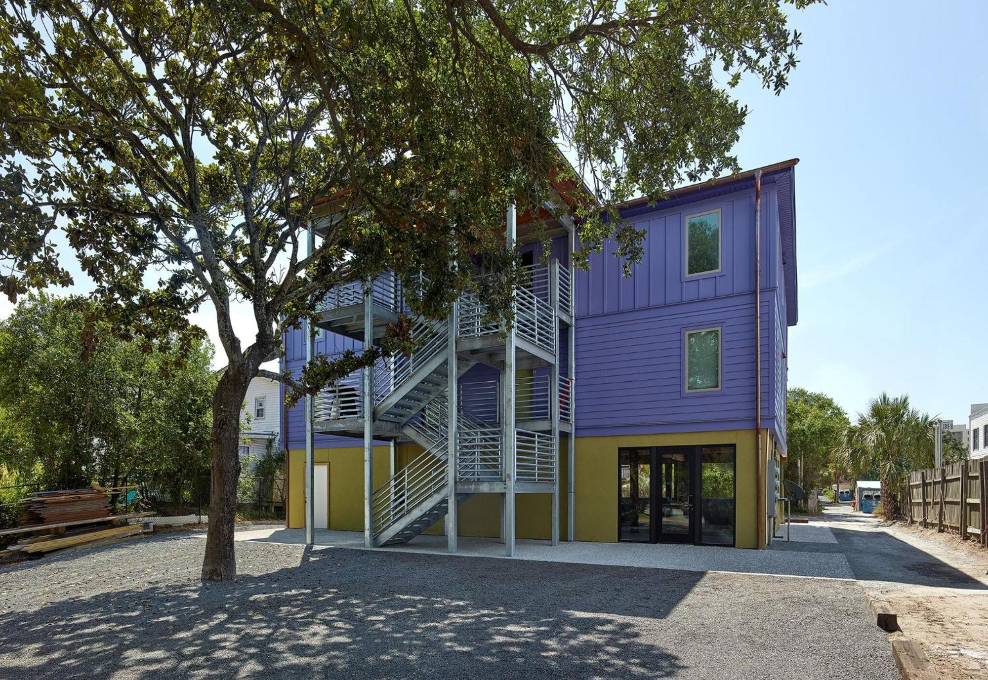 Folly Vacation Perfect Purple Palace Apt C Folly Beach Eksteriør bilde